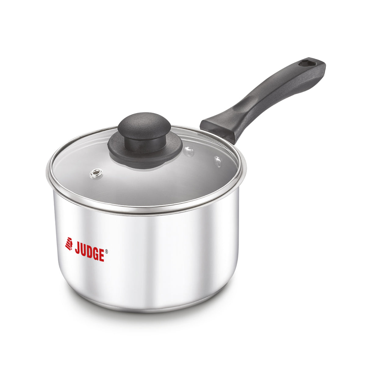 Judge by Prestige Stainless Steel Sauce Pan with Glass Lid