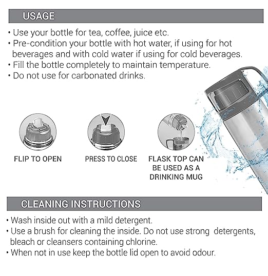 Milton SS Flask - Hot n Cold - Duo DLX