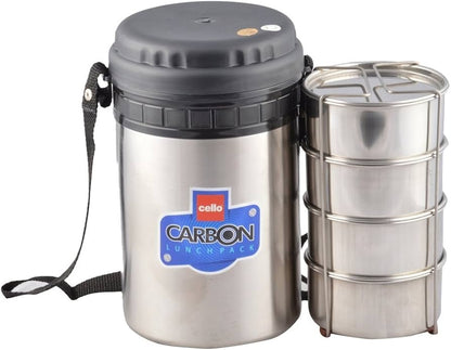 Cello Carbon Insulated Lunch Carrier