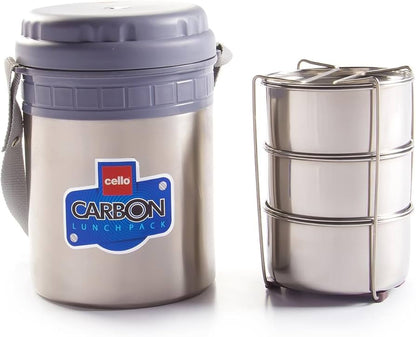 Cello Carbon Insulated Lunch Carrier