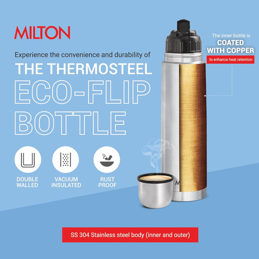 Milton Thermosteel Eco Flip Flask