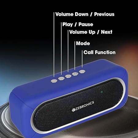 ZEBRONICS Zeb-Delight 20 Portable BT Speaker