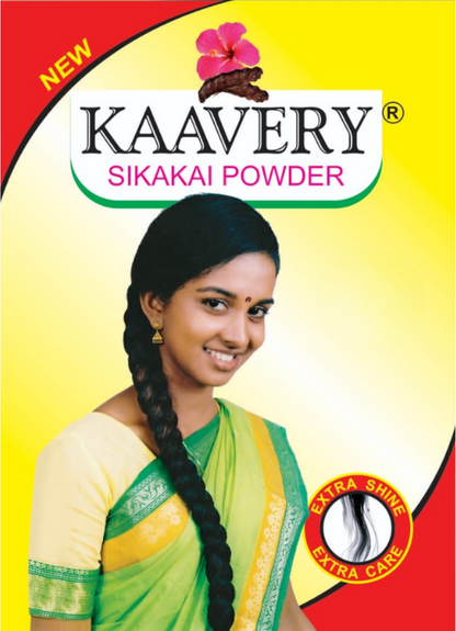 New Kaavery Shikkakai Powder | Original & Pure | Natural | Extra Shine | Extra Care | Extra Strong - 250 gms