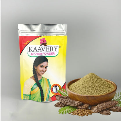 New Kaavery Shikkakai Powder | Original & Pure | Natural | Extra Shine | Extra Care | Extra Strong - 250 gms
