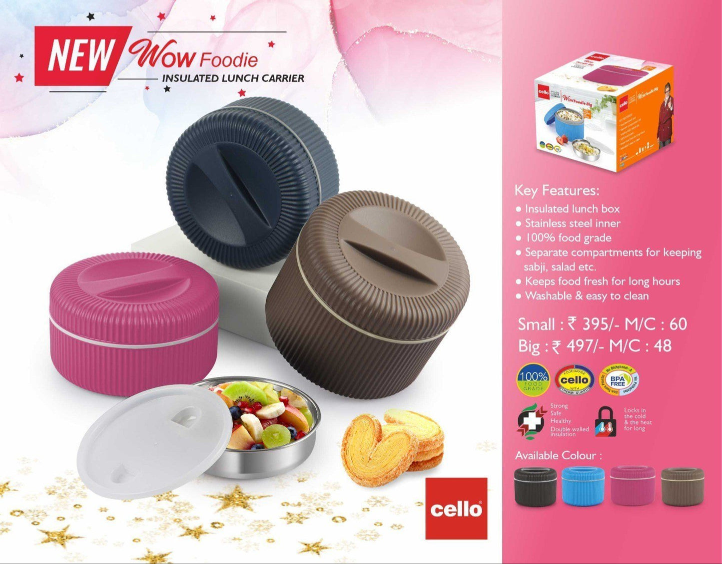 Cello - Wow Foodie Lunch Box