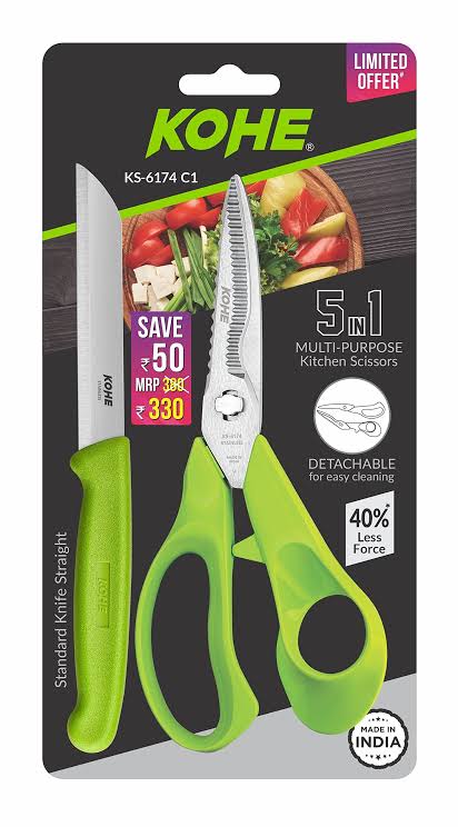 Kohe Scissors Multi Purpose with Knife 5 in 1