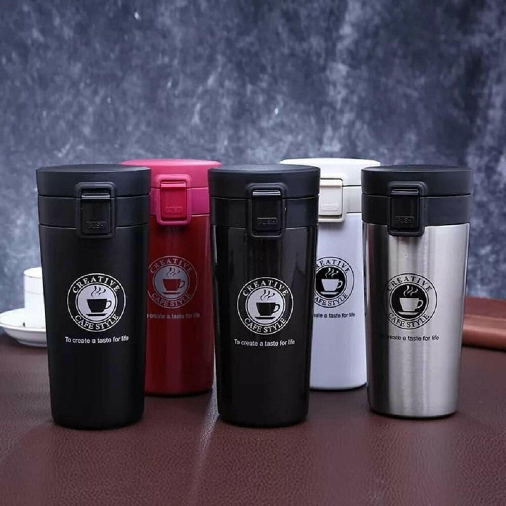 Homees365 Coffee Mug 300ml (Hot & Cold) - Mix Color (Best for Office Use, Car holder and best for Gifting)