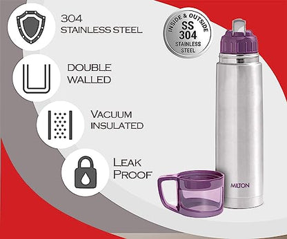 Milton SS Flask - Hot n Cold - Glassy