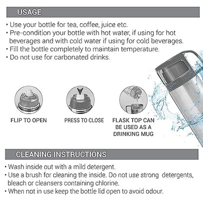 Milton SS Flask - Hot n Cold - Duo DLX