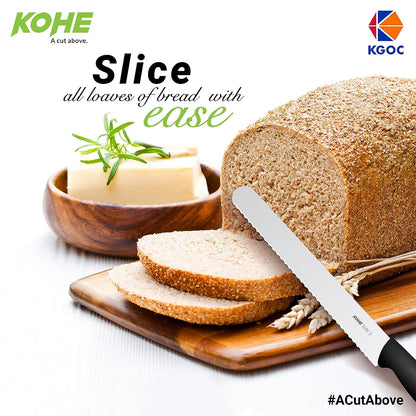 Kohe Bread Knife Wide Serrated 1102.3 (433mm)